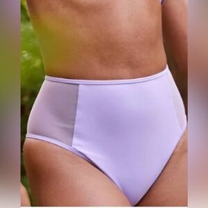 Aerie Lilac Pastel Purple High Cut Cheeky Bikini
Bottom Size M